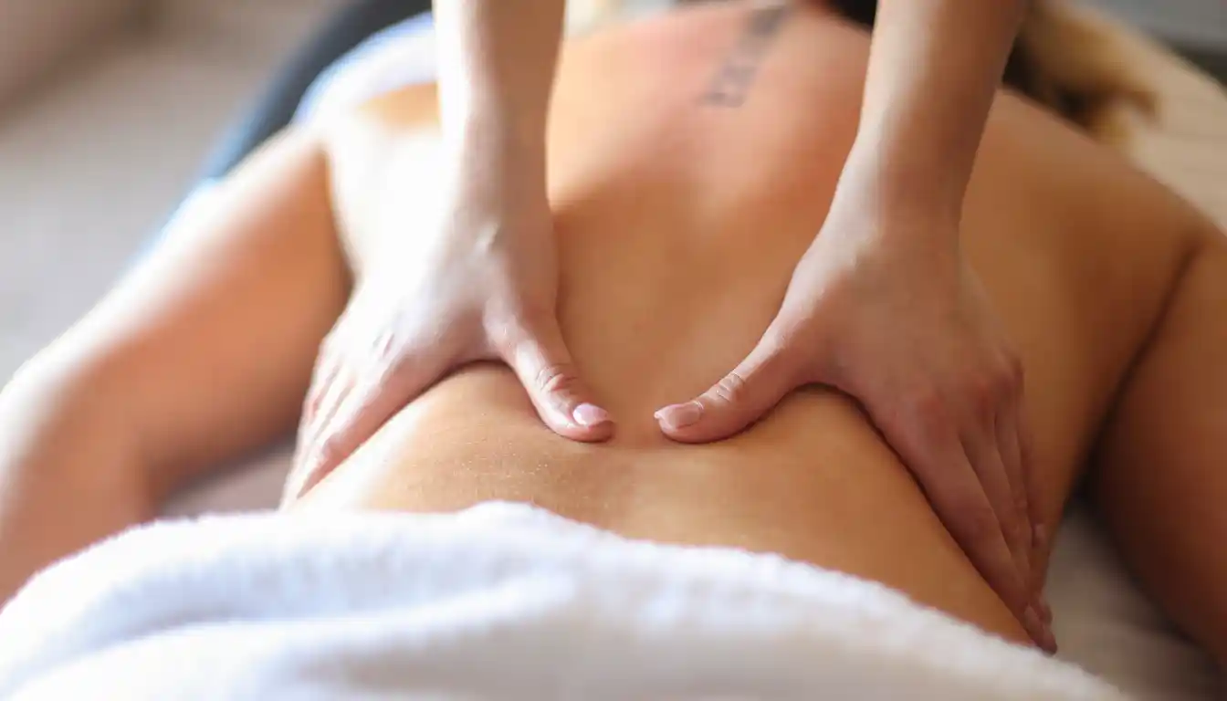 Relaxing at-home Swedish massage session