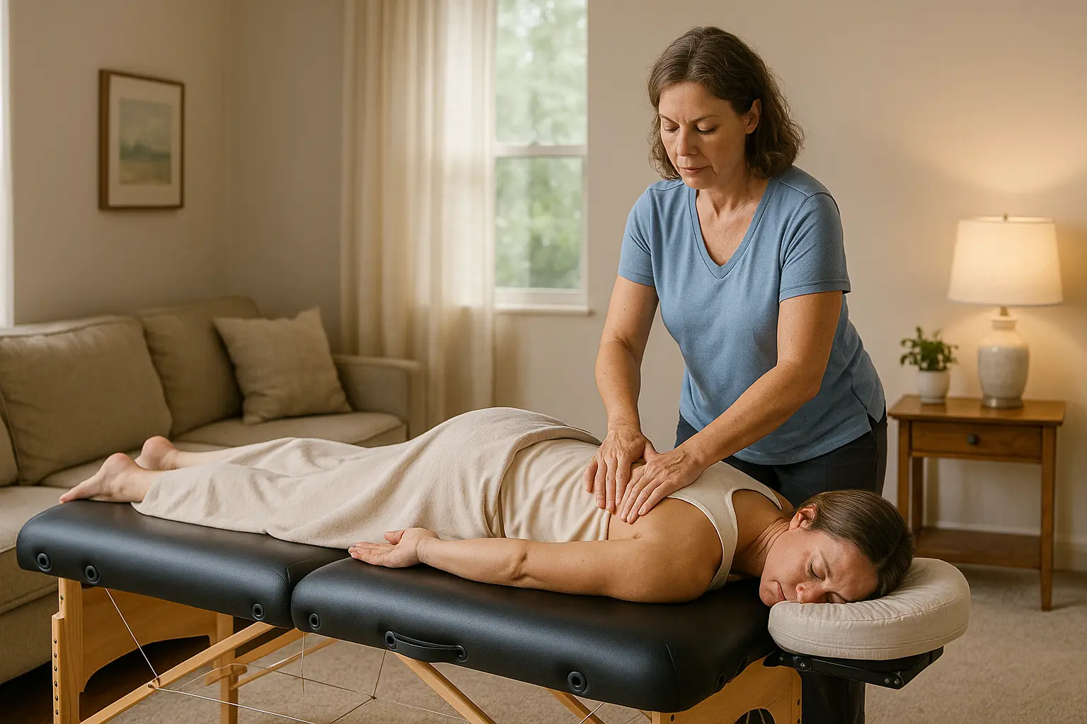 Mobile Massage for Sciatica and Hip Tension Relief